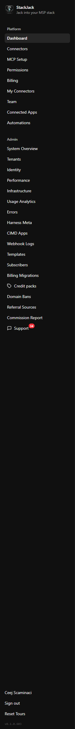 The portal sidebar with the Automations navigation item visible between Team and Documentation.